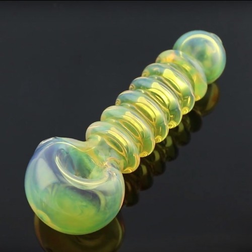 Conductor Silver Fumed Color Changing Spoon Pipe
